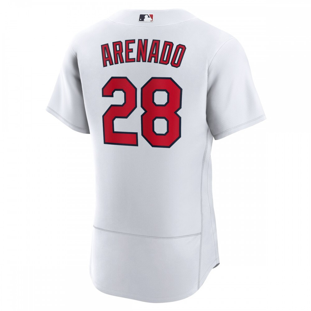 Nolan Arenado St. Louis Cardinals Home Authentic Player Jersey - White-Pro Kit Vault | Brand New 26/27 Sports Jerseys